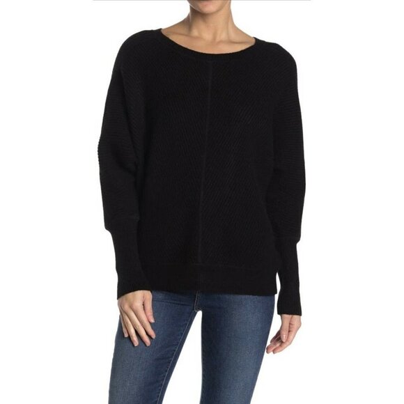 Devotion by Cyrus women warm sweater rayon blend Phantom Heather size M - Picture 1 of 6